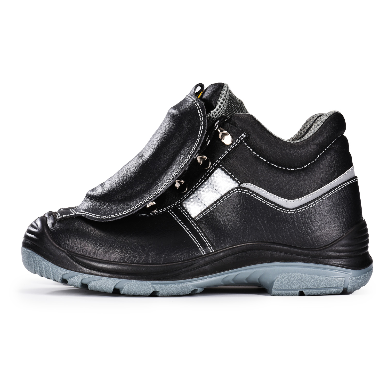 Wysokie, ochronne spawane buty spawalnicze z grubej skóry z osłoną M-8027 Met Guard