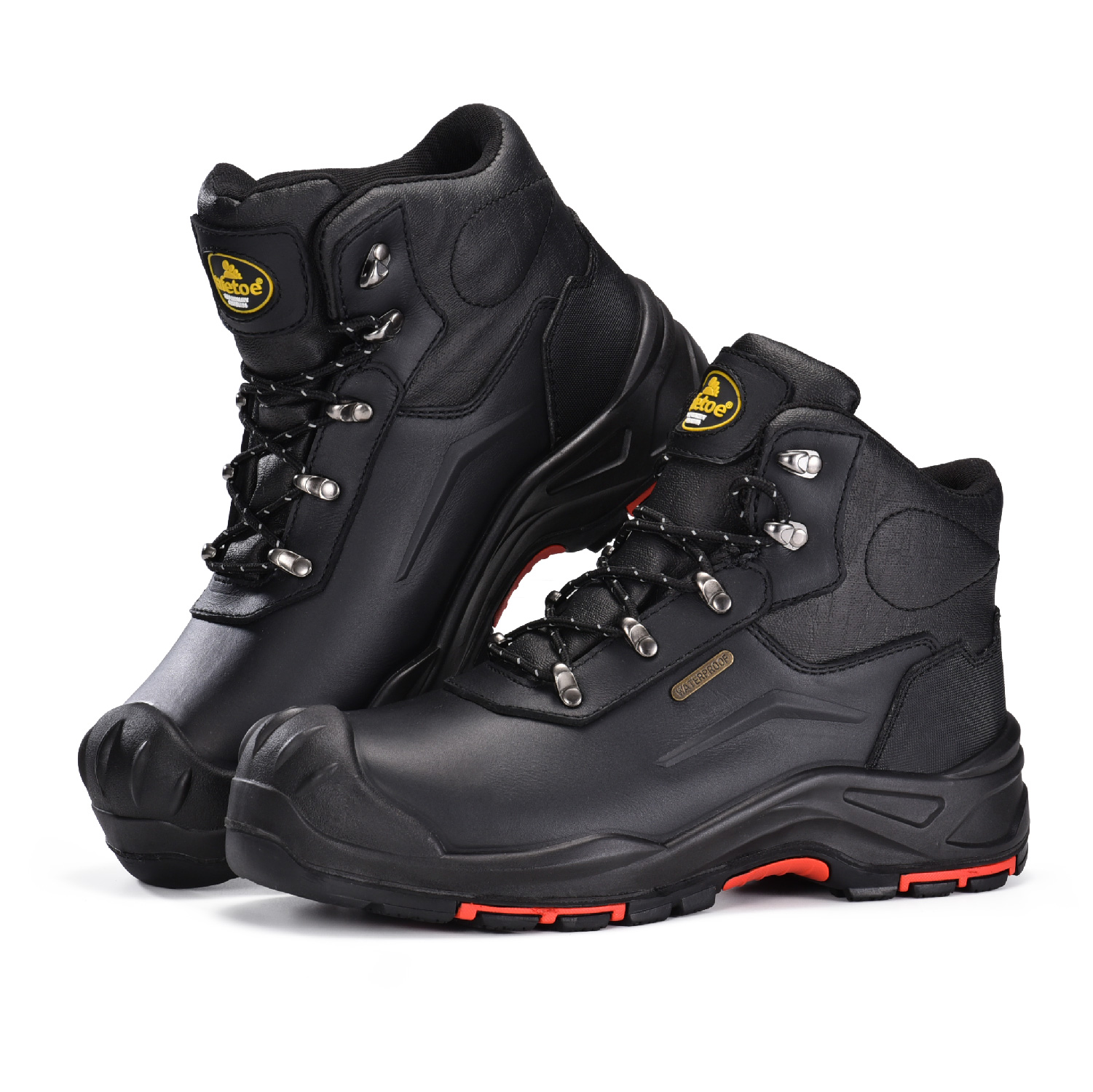 Wytrzymałe buty robocze z wodoodporną podszewką i membraną z kompozytowym noskiem M-8565