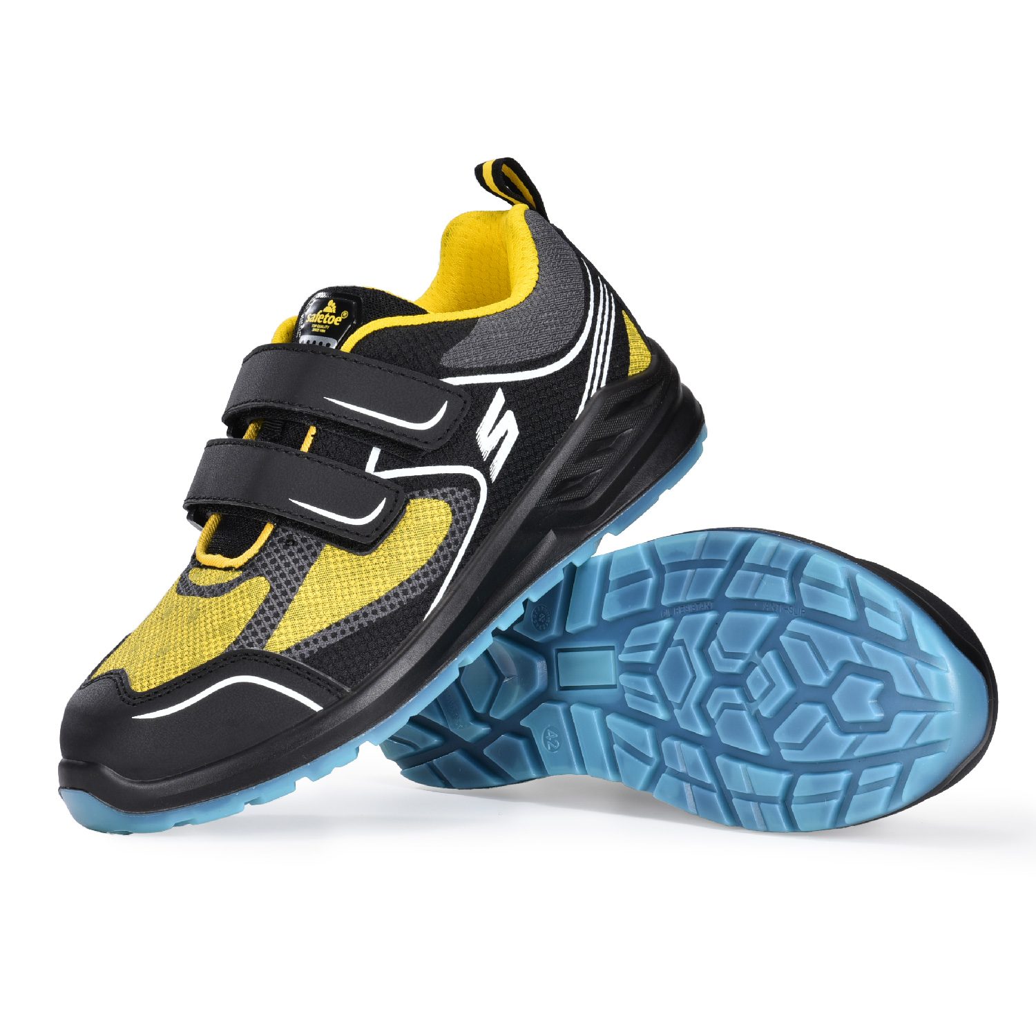 Buty ochronne ze stalowym podnoskiem S1P na rzepy L-7501 na rzep