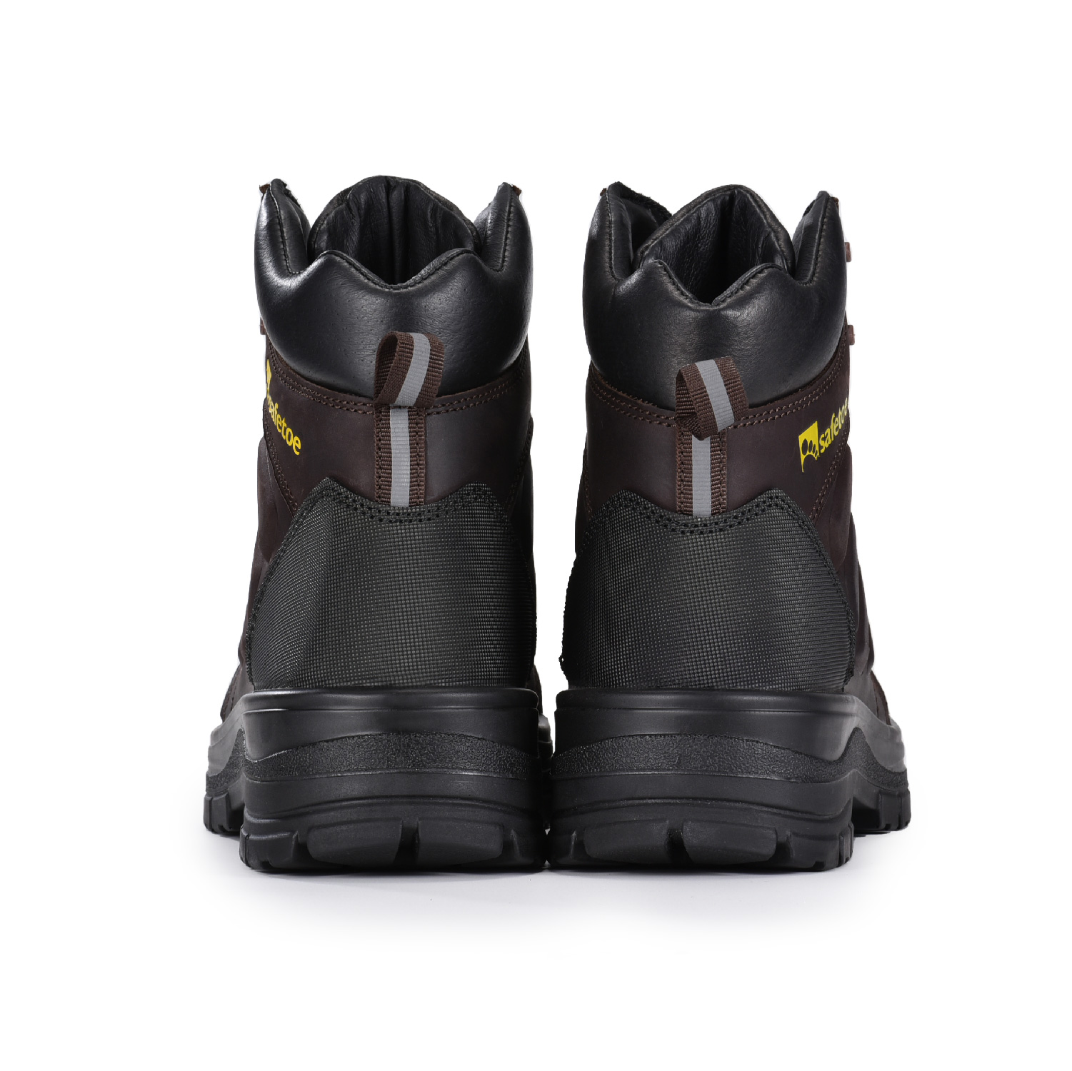 Wodoodporne, wytrzymałe, skórzane sznurowane buty robocze dla mnie M-8558