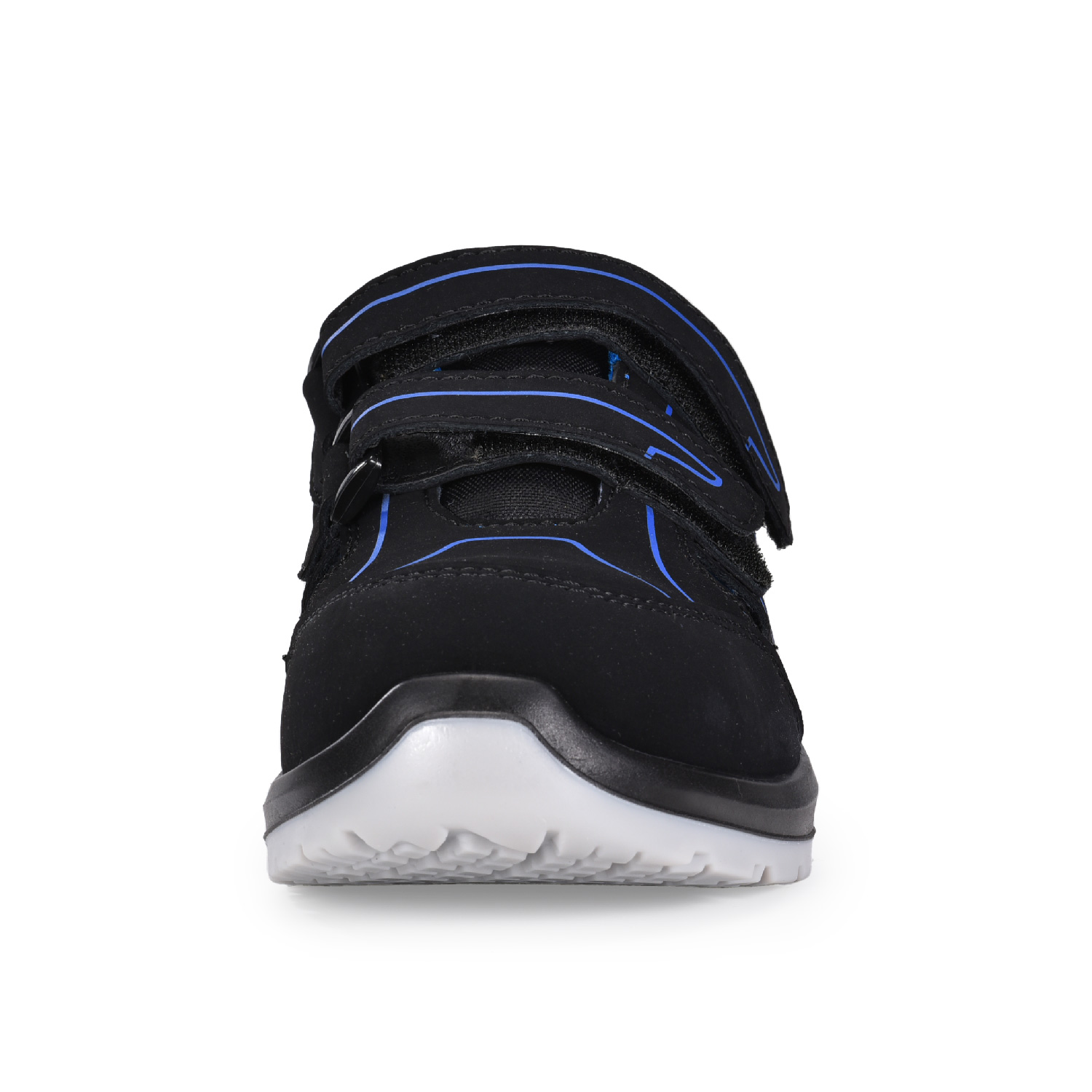 Męskie chodaki robocze Germany Design S1P z kompozytu niezawierającego metalu L-7518B Niebieskie