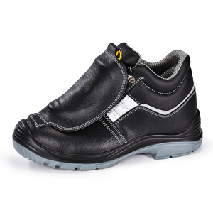 Wysokie, ochronne spawane buty spawalnicze z grubej skóry z osłoną M-8027 Met Guard