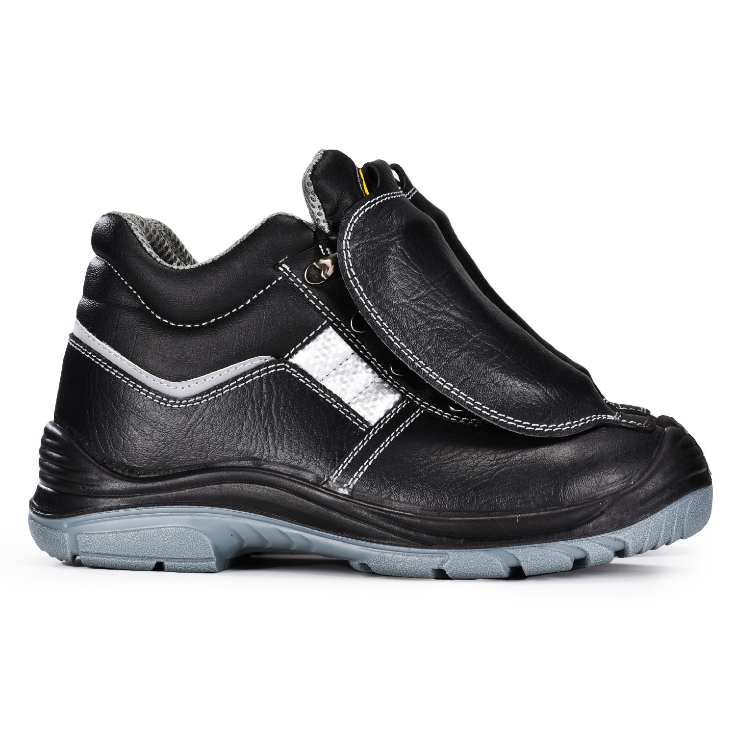 Wysokie, ochronne spawane buty spawalnicze z grubej skóry z osłoną M-8027 Met Guard