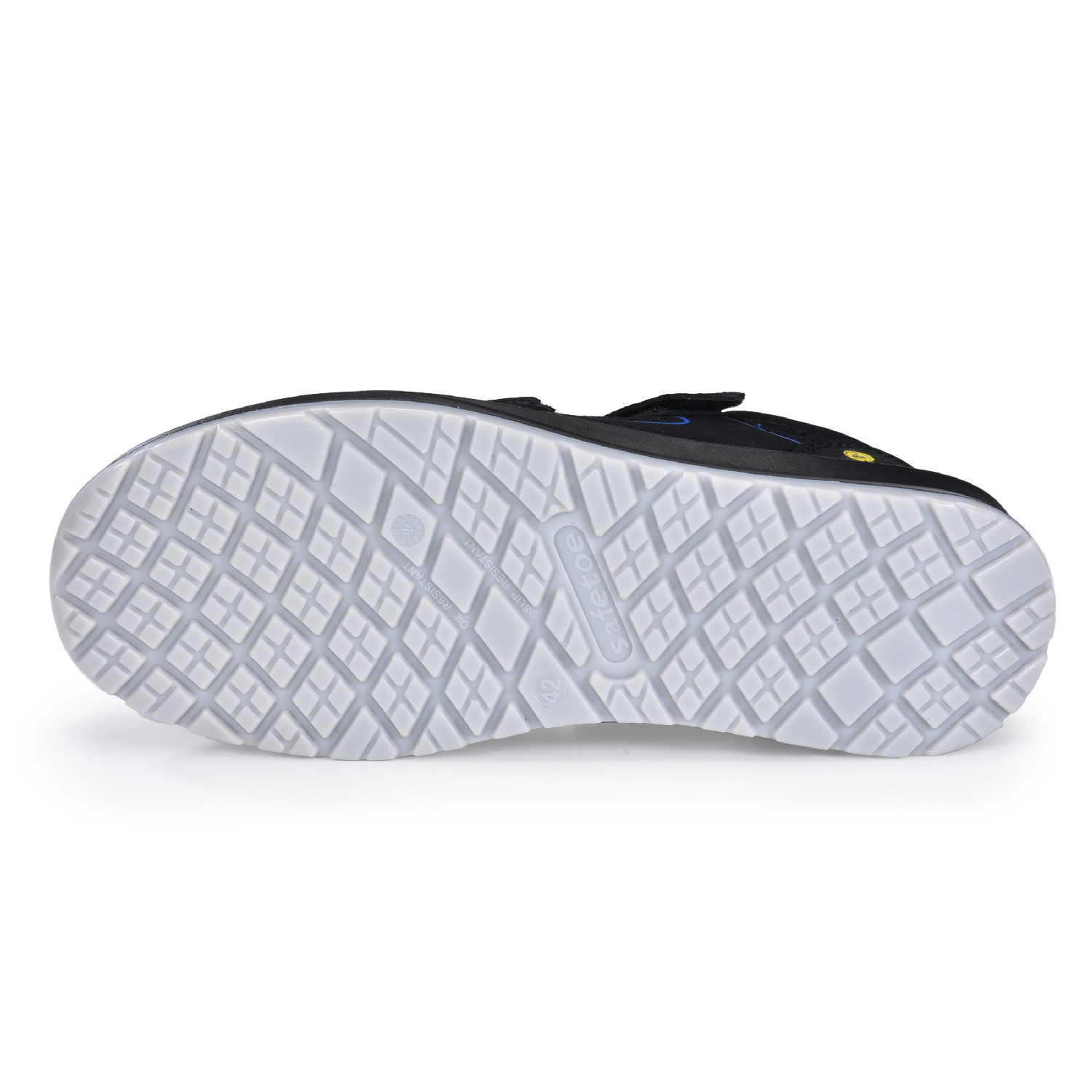 Męskie chodaki robocze Germany Design S1P z kompozytu niezawierającego metalu L-7518B Niebieskie