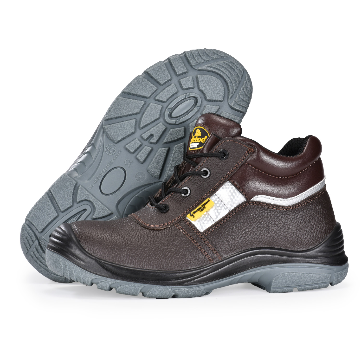 Izolowane buty robocze dla elektryków 18KV Electric Hazard, męskie M-8027 EH