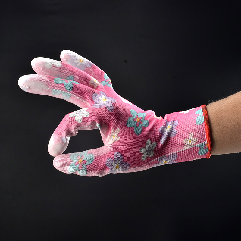 Rękawice robocze ogrodowe powlekane PU FL-PU2001EF2