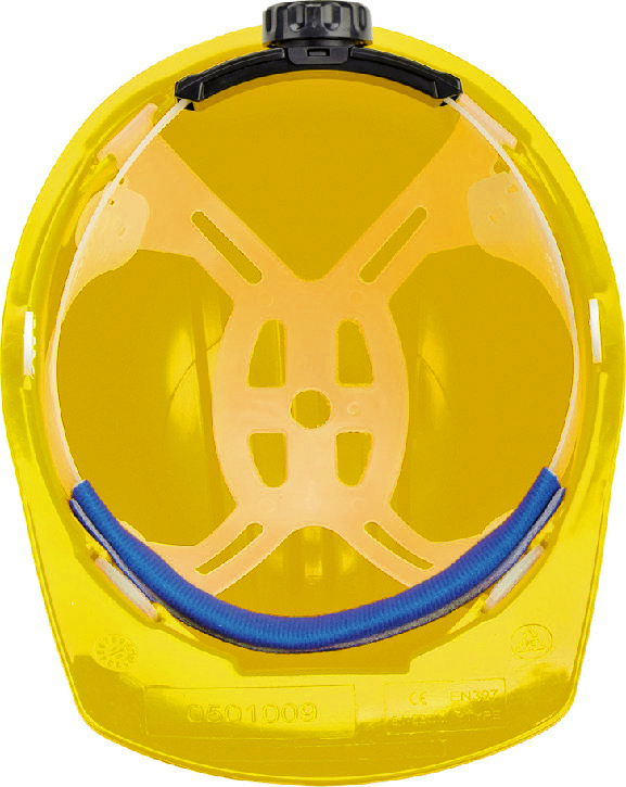 Kask przemysłowy W-001 żółty