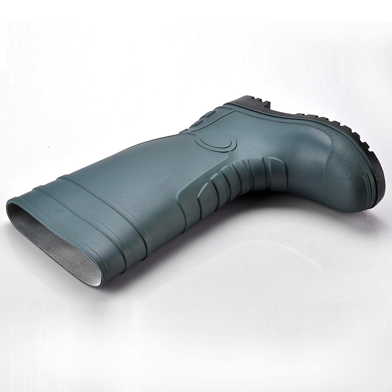 Gumowe kalosze z PVC W-6038 zielone