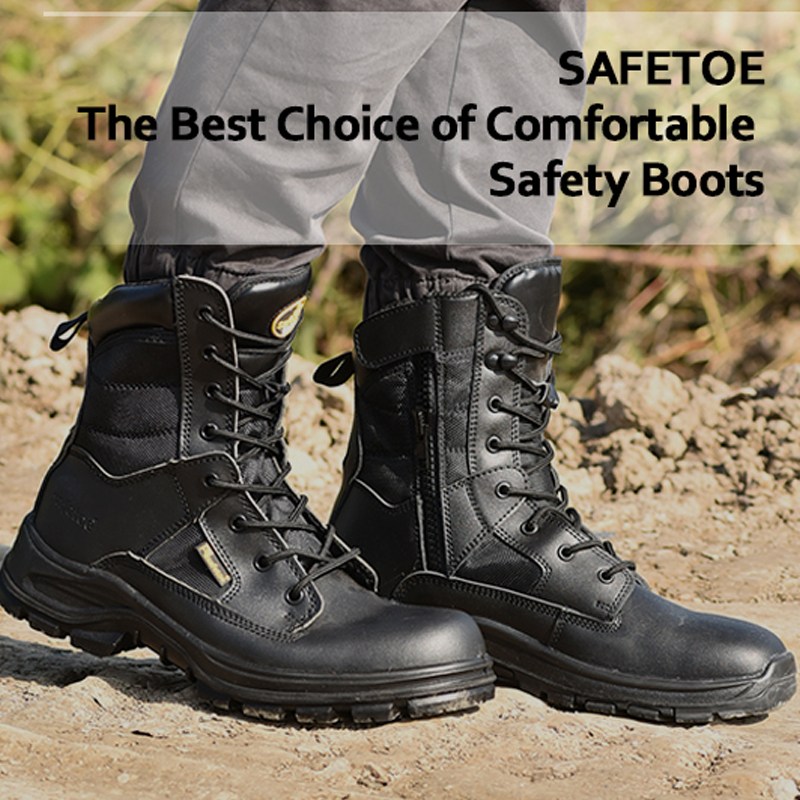 Bojowe Taktyczne Wojskowe Buty Robocze Policja Wojskowe Slip on Guard Bezpieczeństwa Robocze Buty H-9438NS