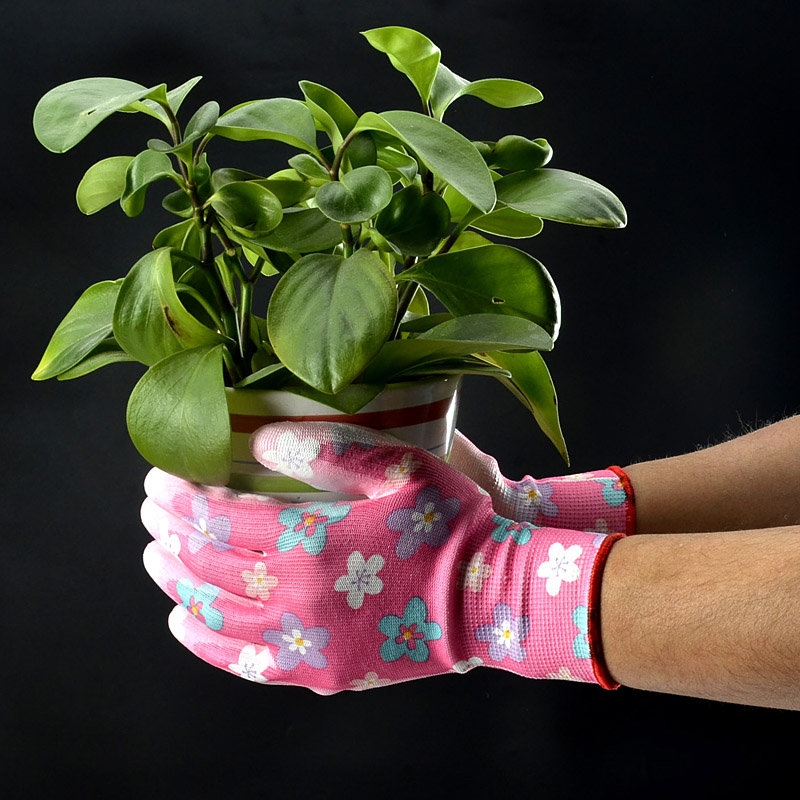 Rękawice robocze ogrodowe powlekane PU FL-PU2001EF2