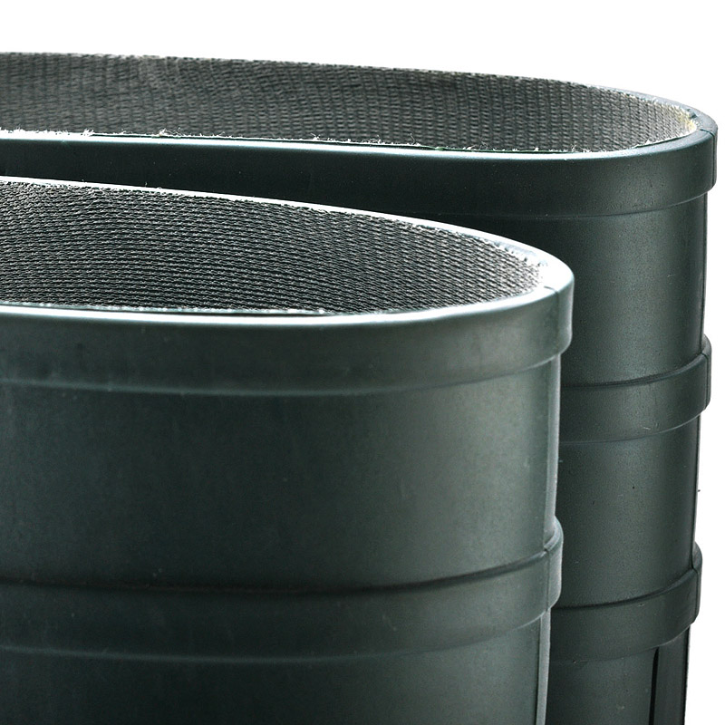 Gumowe kalosze z PVC W-6038 zielone