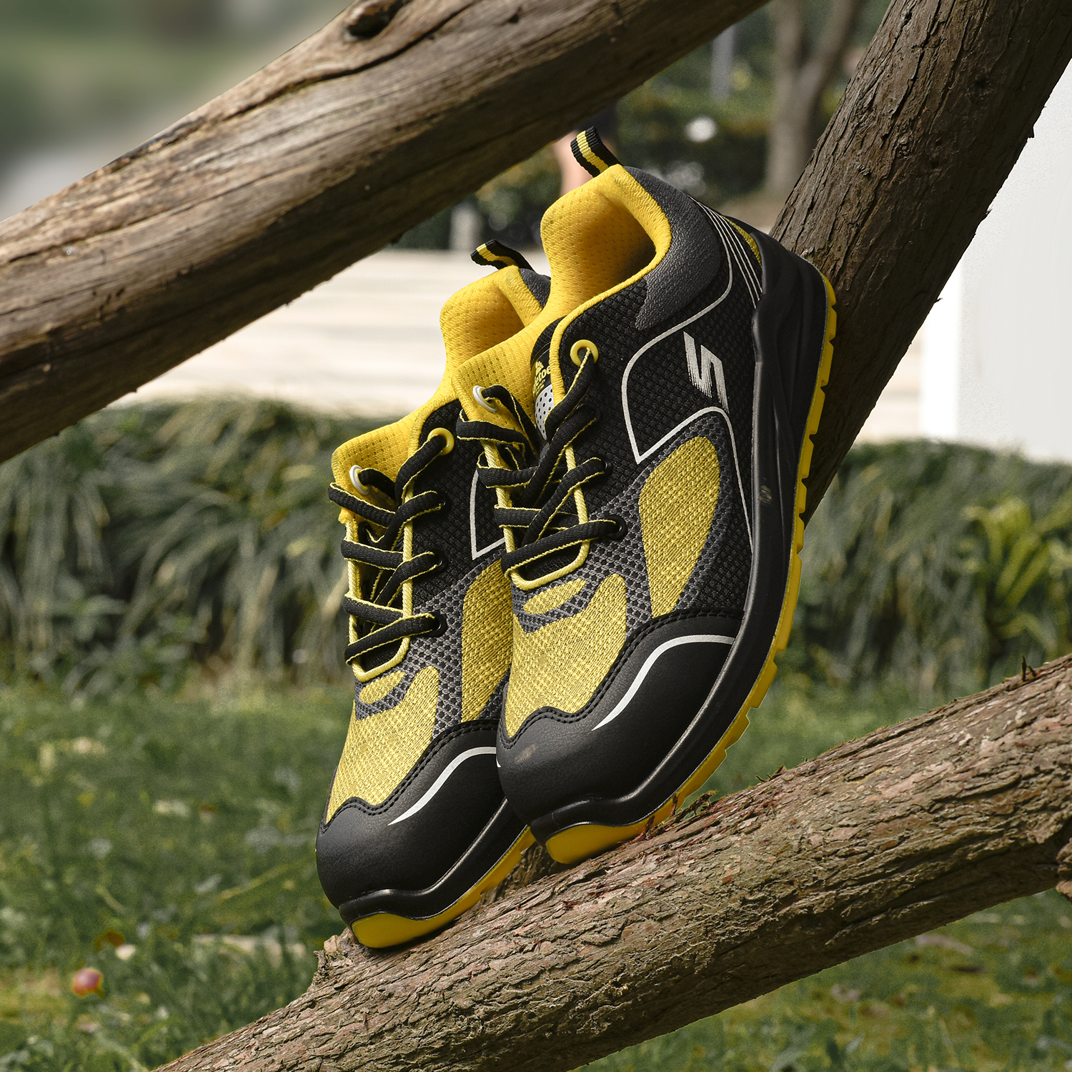 Buty sportowe Szerokie damskie buty robocze ze stalowymi noskami Esd