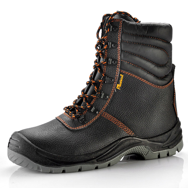 Przemysłowe skórzane buty ochronne H-9023