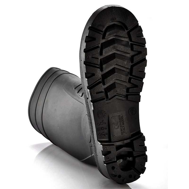 Wodoodporne gumowe buty gumowe W-6038 Czarne