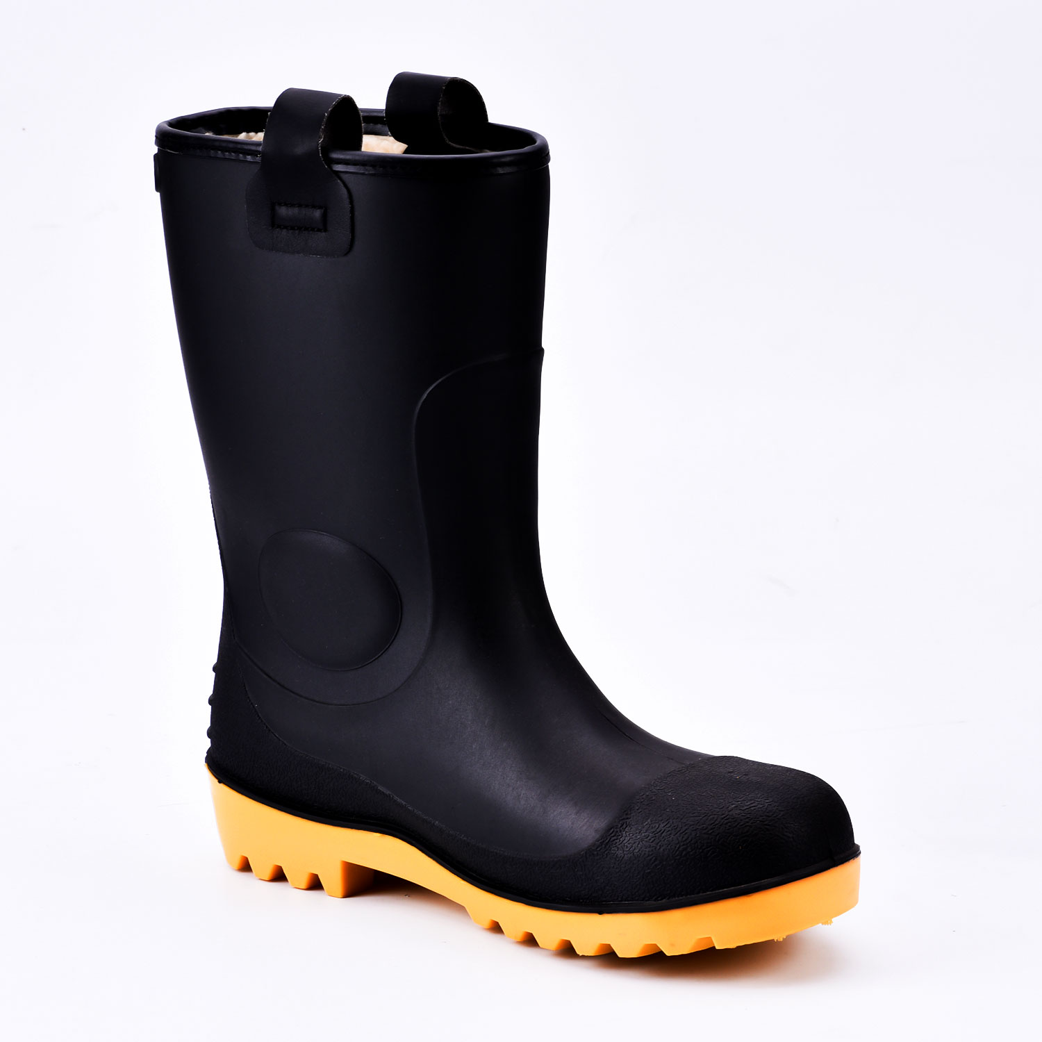 Czarne buty ochronne Wellington W-6037