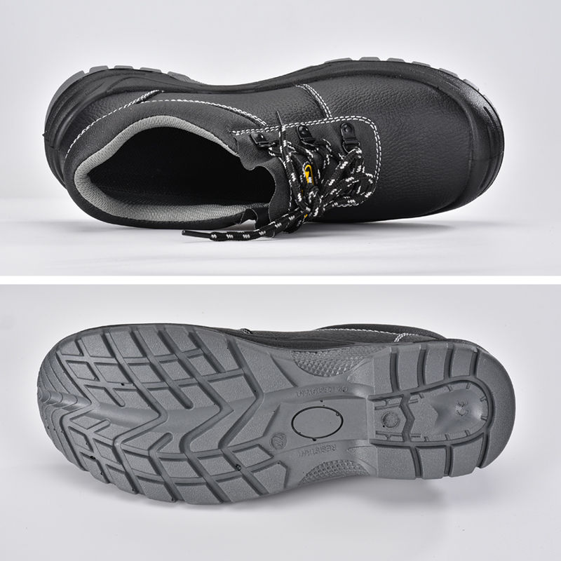 Budownictwo i przemysł Obuwie ochronne ze stalowym podnoskiem L-7141 szare