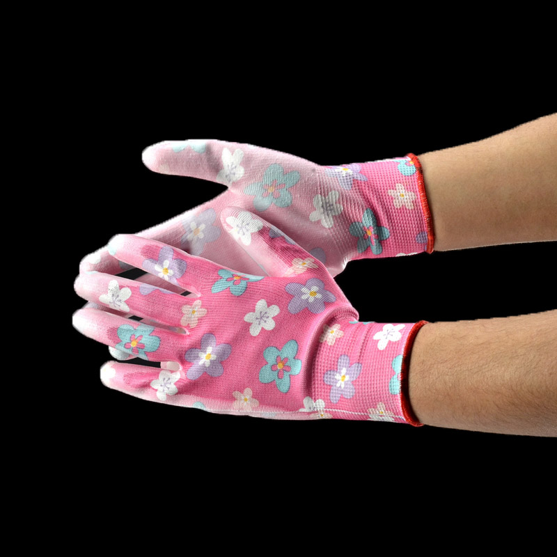 Rękawice robocze ogrodowe powlekane PU FL-PU2001EF2