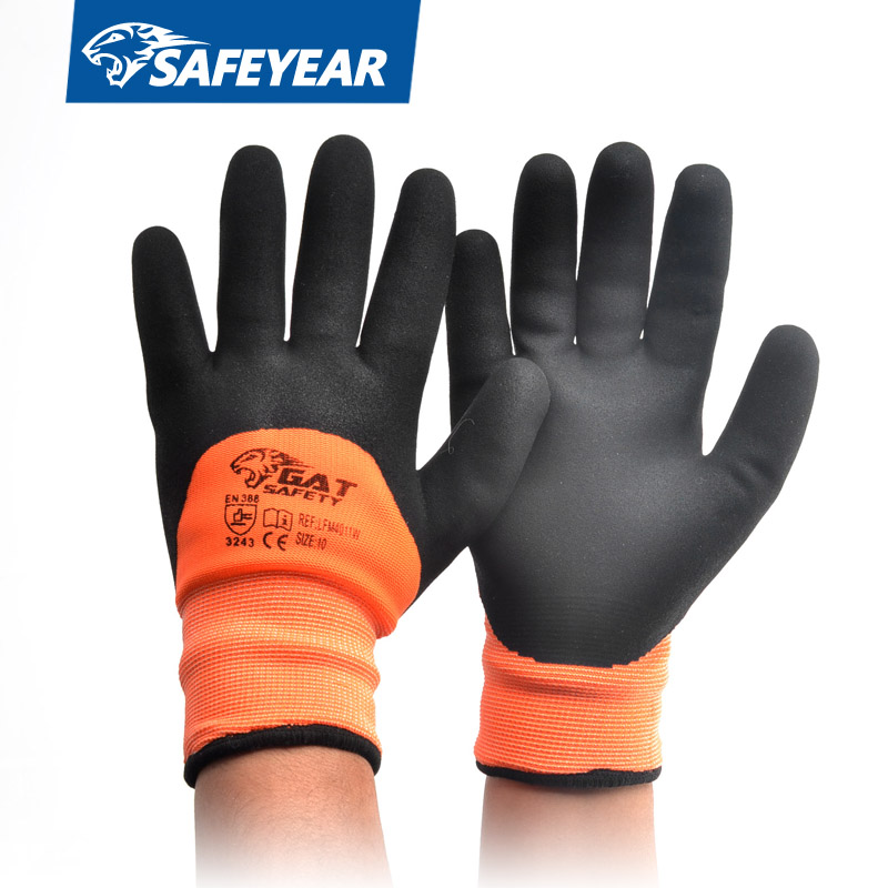 Rękawice robocze powlekane lateksem FL-LFM4011W 