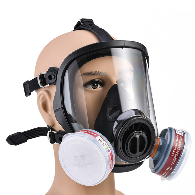 Respirator pełnotwarzowy dla pracowników chemicznych GM8200