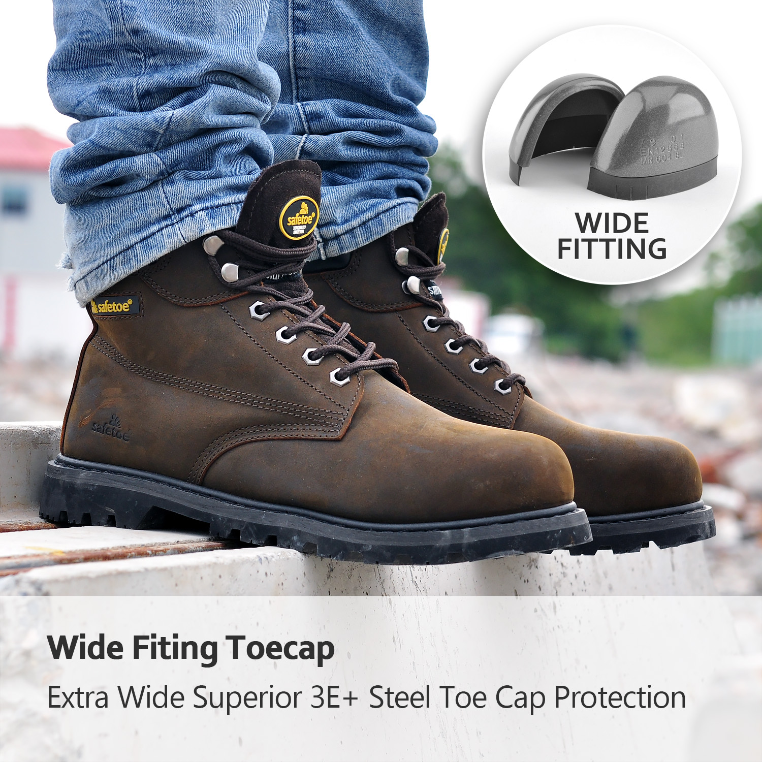 Obuwie ochronne ze skóry naturalnej odporne na paliwo i oleje M-8179 Super 