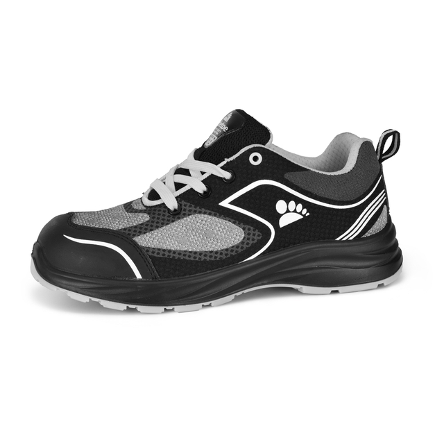 Sportowe buty ochronne ze stalowymi noskami L-7501 szare 