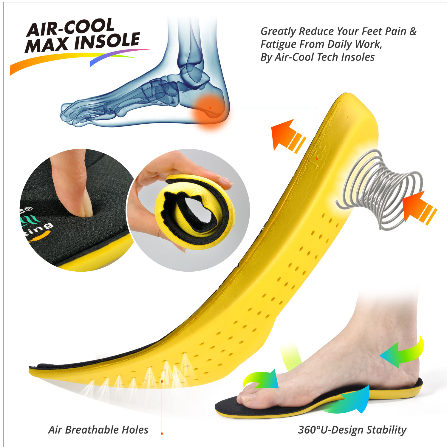 Obuwie ochronne bez metalu L-7328 zielone