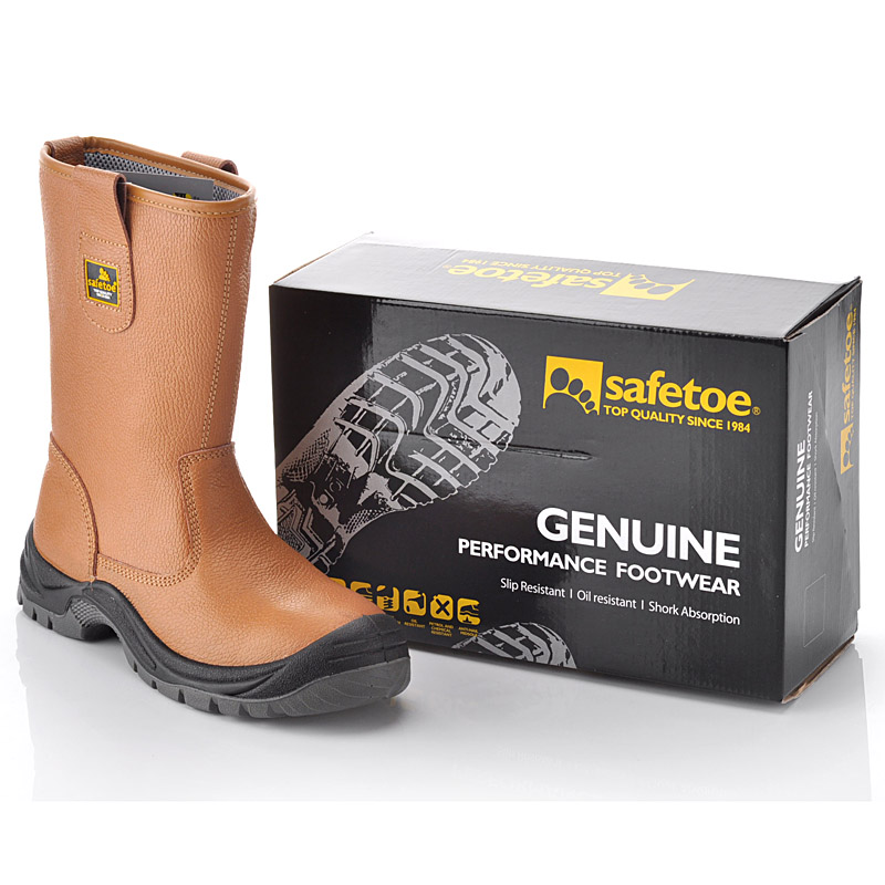 Zimowe Buty Robocze H-9001 Brązowe