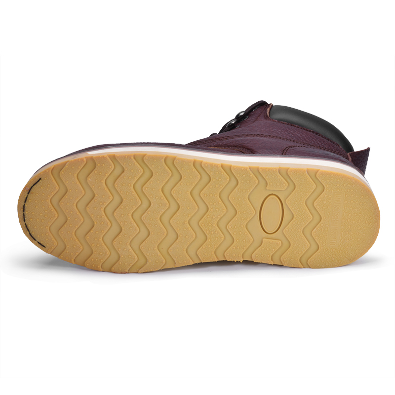 Tradycyjne sznurowane buty robocze na koturnie M-8076