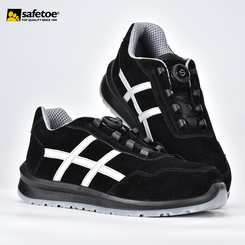 Sportowe obuwie ochronne S1P bez metalu z systemem Twist Lock L-7329