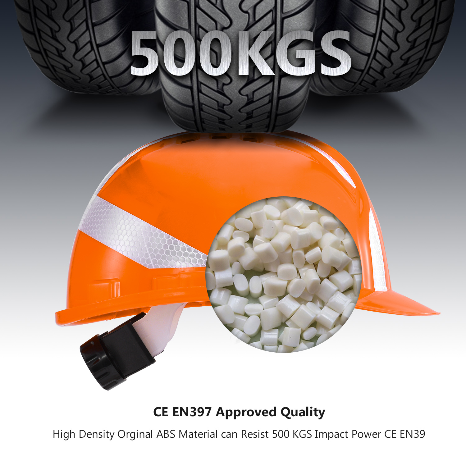 Kask przemysłowy W-036 Pomarańczowy