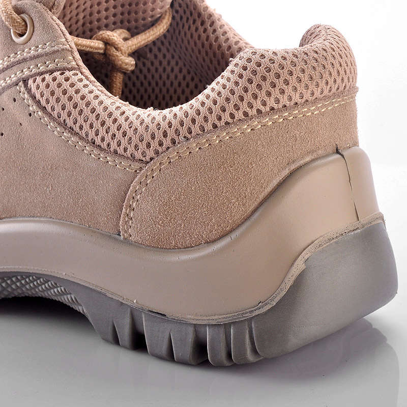 Letnie Zamszowe Obuwie Ochronne L-7111 Beżowe