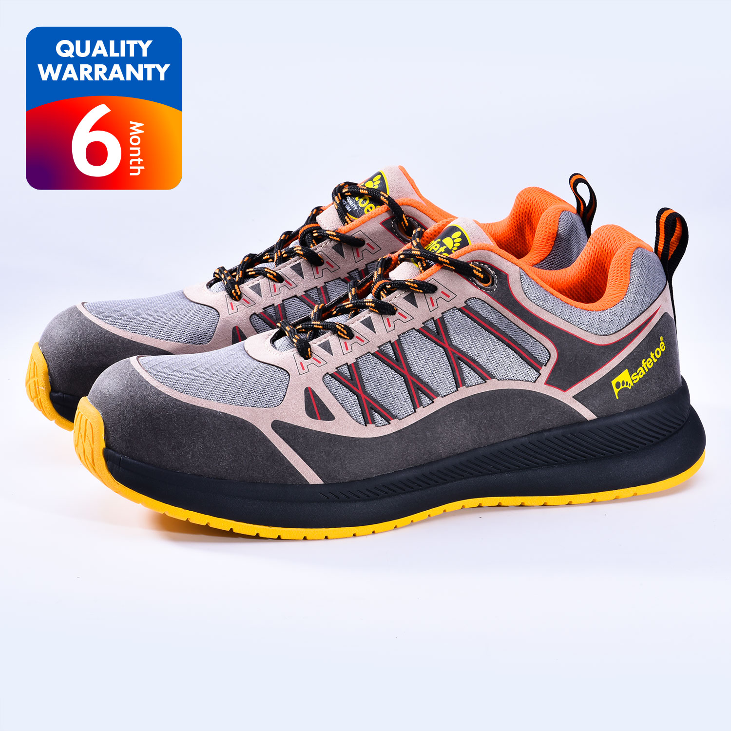 Obuwie ochronne do sportów przemysłowych L-7392 żółte