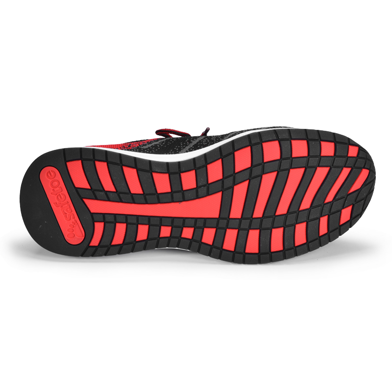 Lekkie sportowe buty robocze L-7382 czerwone
