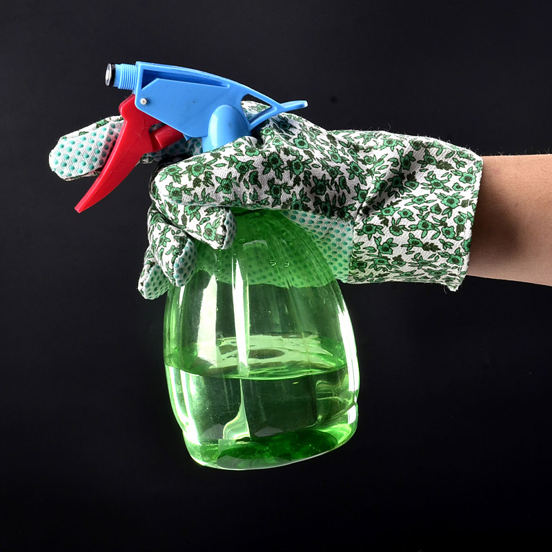 Rękawice robocze z PVC w kropki FL-5533