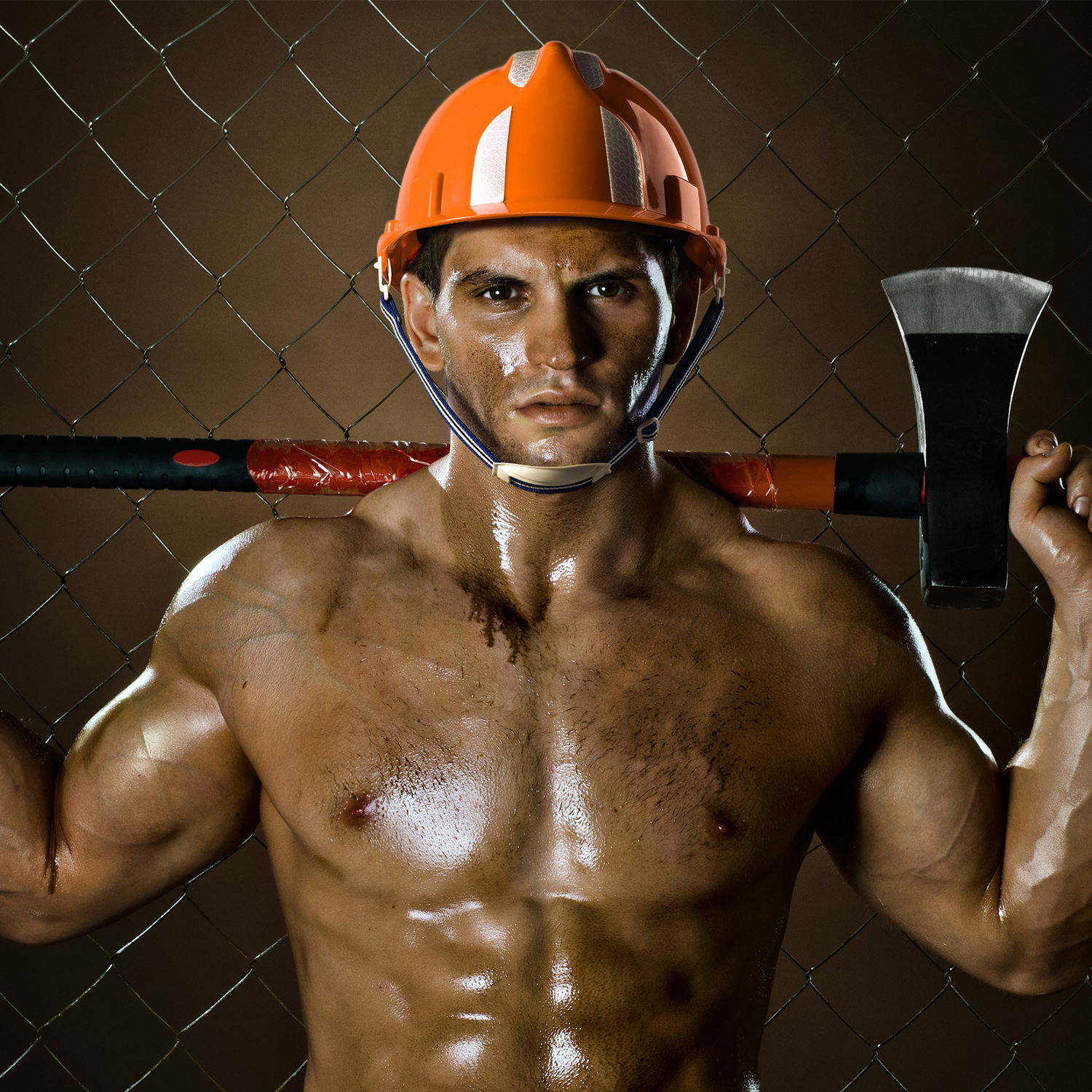 Kask przemysłowy W-036 Pomarańczowy