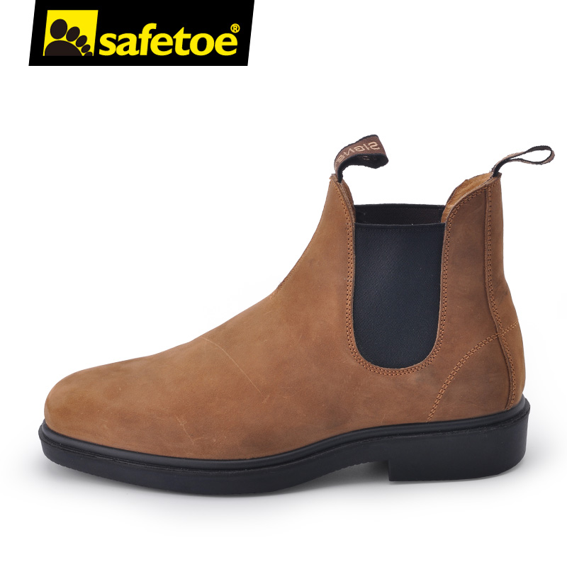 Brązowe wsuwane buty ochronne M-8316