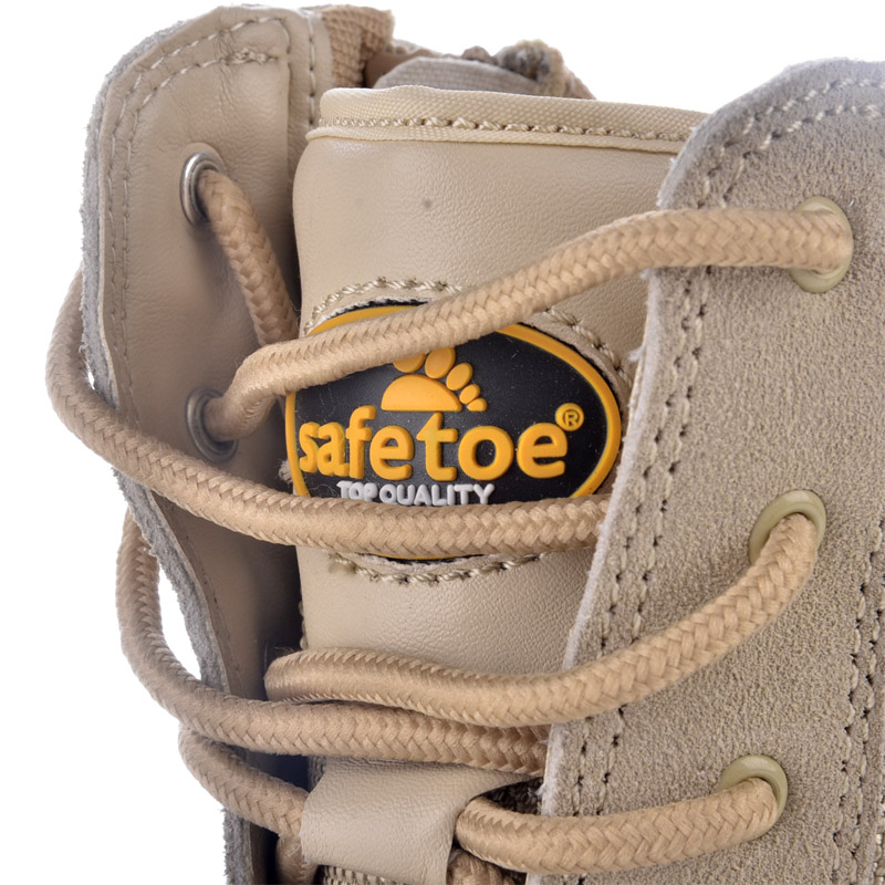 Bojowe Buty Robocze BHP H-9438 Beżowe