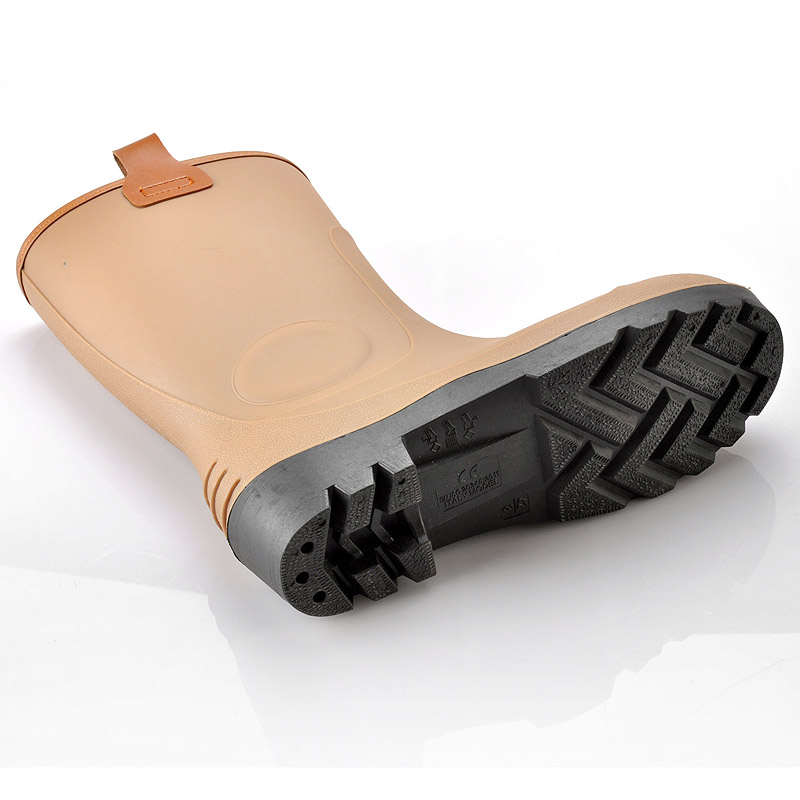 Gumowe Kalosze Ochronne W-6037 Brązowe