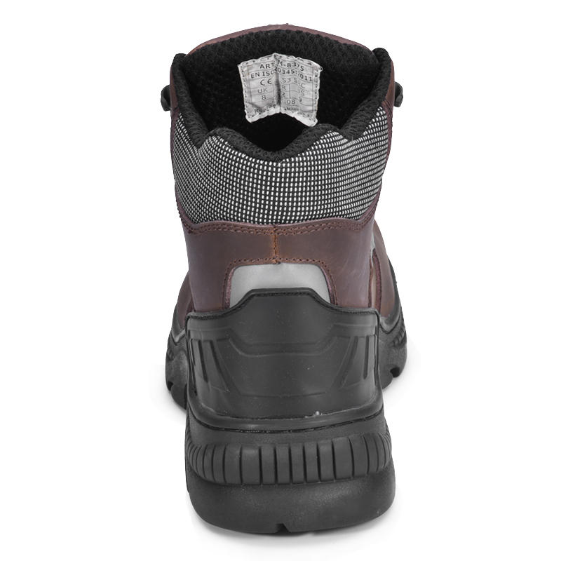 Bezpieczne buty robocze o średnim kroju Nubuk M-8307