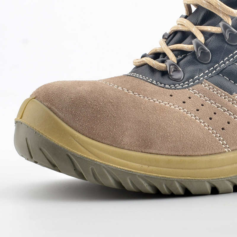 Letnie Obuwie Ochronne ze Stalowymi Palcami L-7268 Beżowe