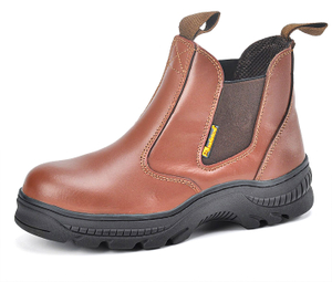 Odporne na ciepło buty robocze dealera M-8025 gumowe brązowe
