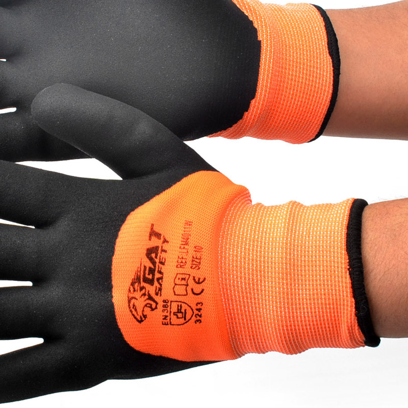 Rękawice robocze powlekane lateksem FL-LFM4011W 