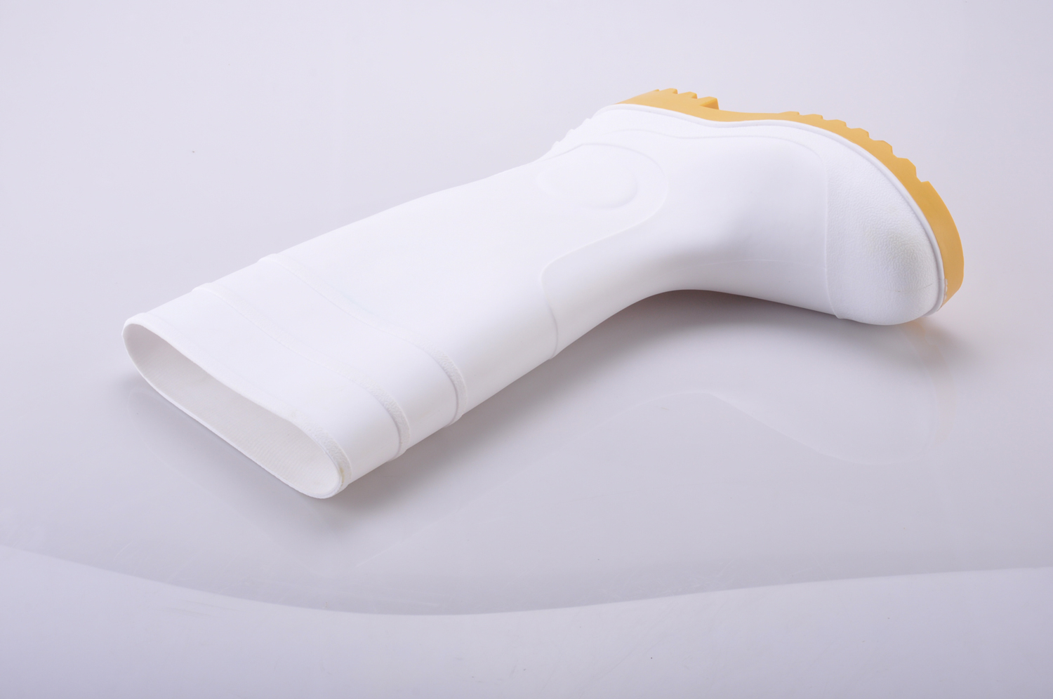 Kalosze PVC Wellington W-6037 białe