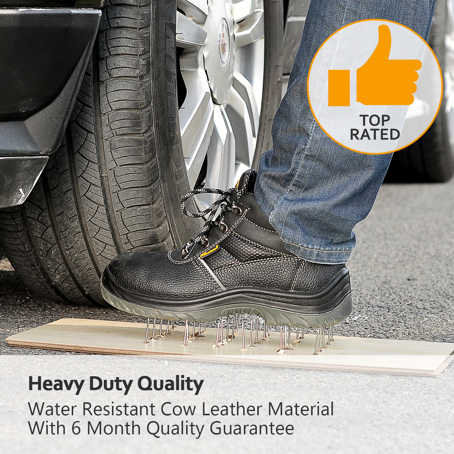 Niedrogie buty robocze ze stalowymi noskami