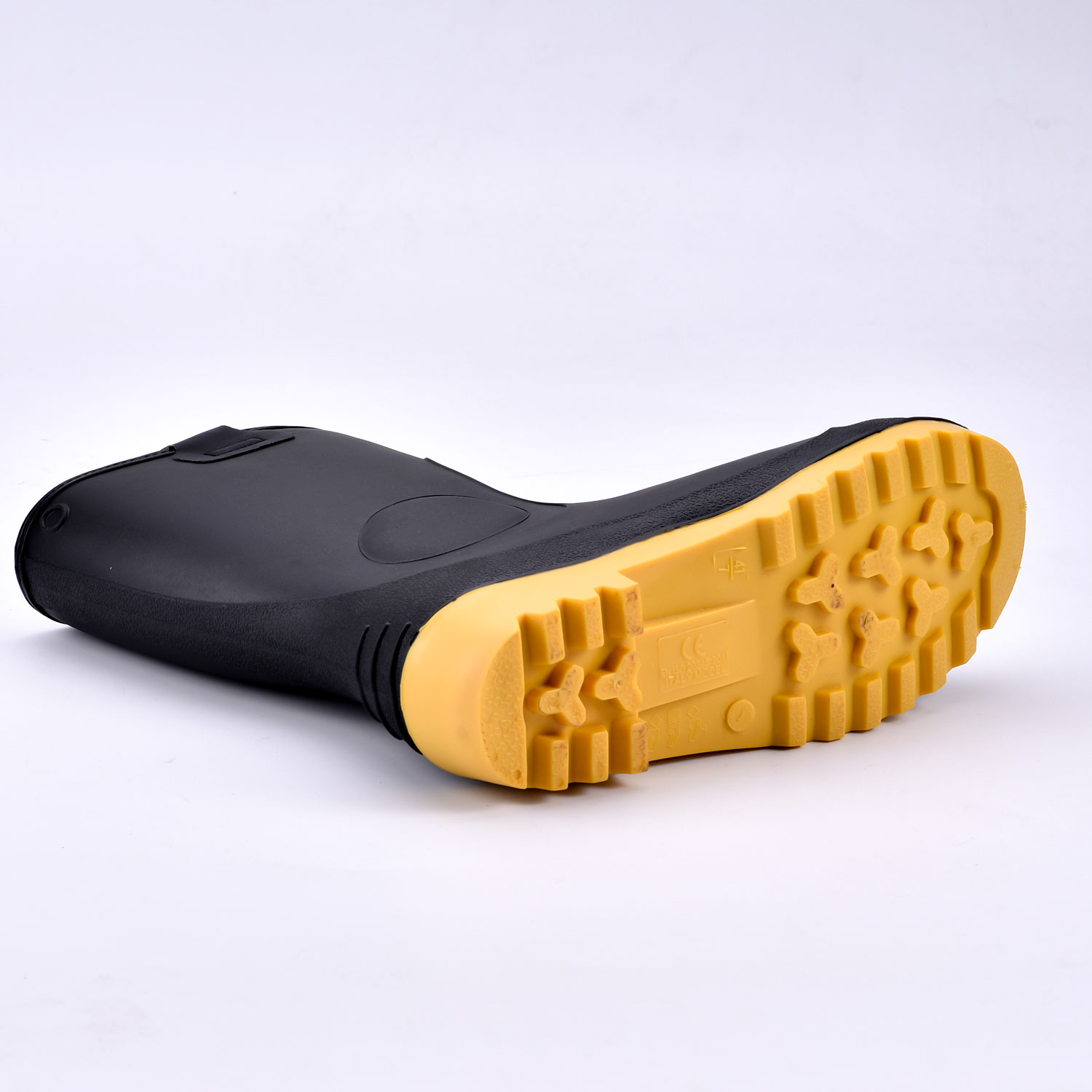 Czarne buty ochronne Wellington W-6037