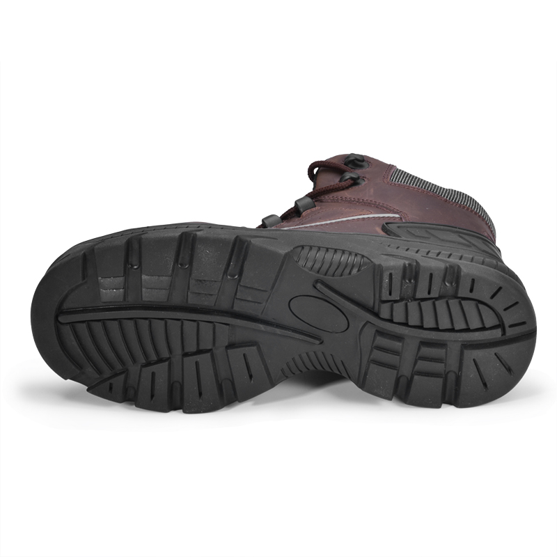 Bezpieczne buty robocze o średnim kroju Nubuk M-8307