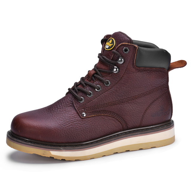 Tradycyjne sznurowane buty robocze na koturnie M-8076