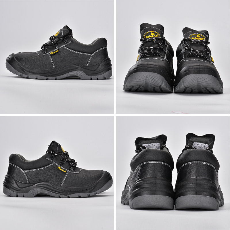 Budownictwo i przemysł Obuwie ochronne ze stalowym podnoskiem L-7141 szare